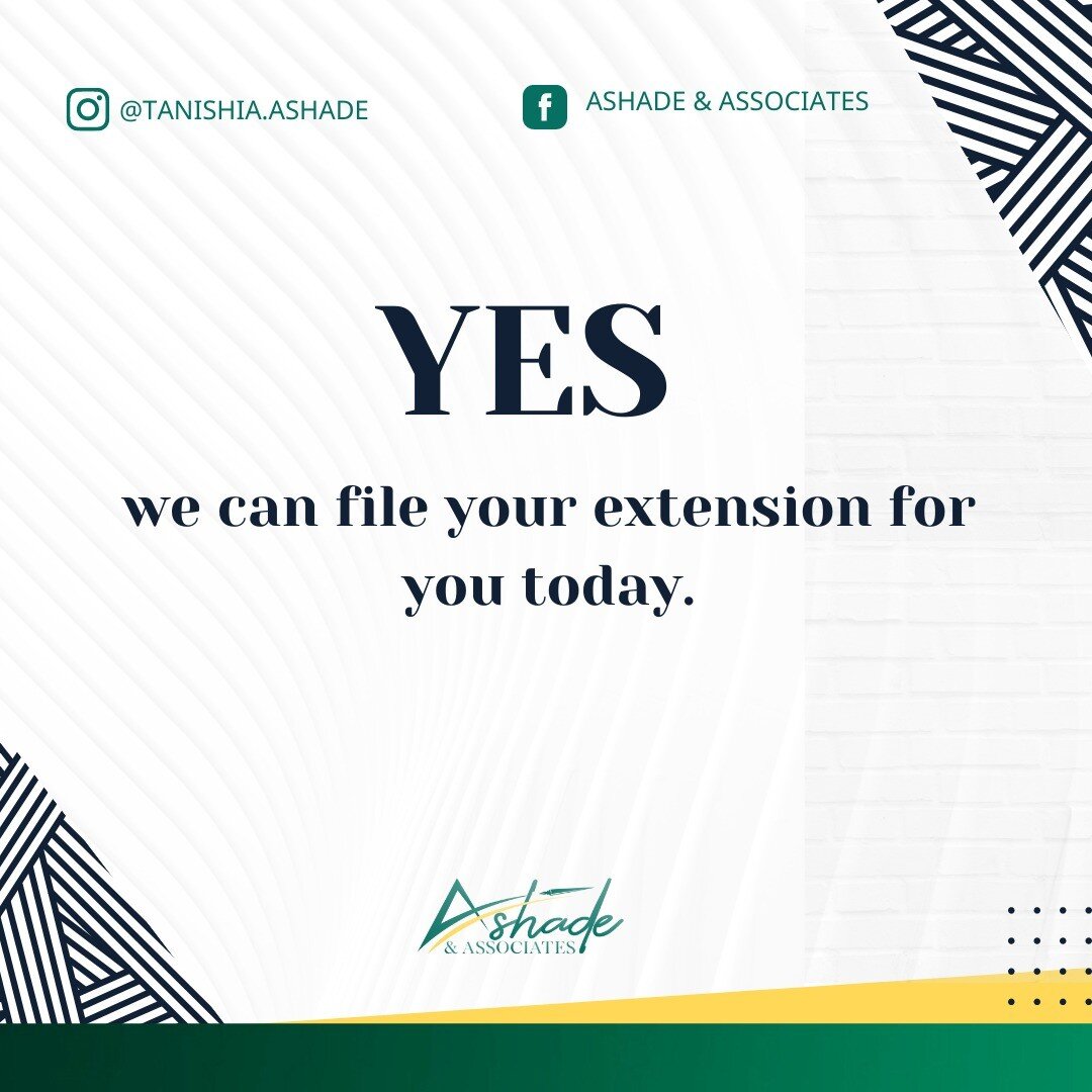 Personally, I would not pay someone to do a RUSH job and file my taxes on the day they are due. 

Be like me and HIRE us! 

DM me &ldquo;Extension Please&rdquo;

.
.
.
.
.
&ldquo;Maximizing Tax-Deductible Living&rdquo;