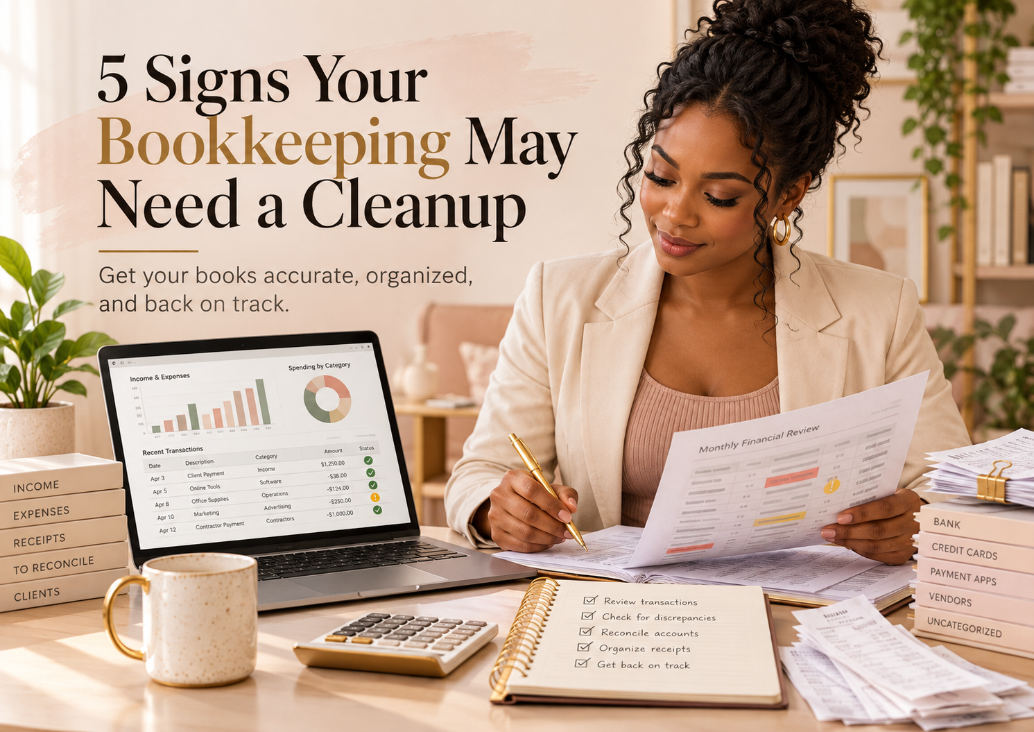 5 Signs Your Bookkeeping May Need a Cleanup