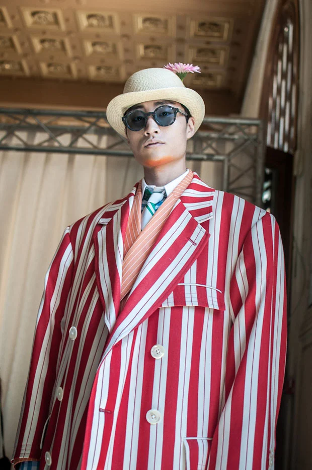 Thom Browne SS19 Key makeupartist Issamaya Ffrench