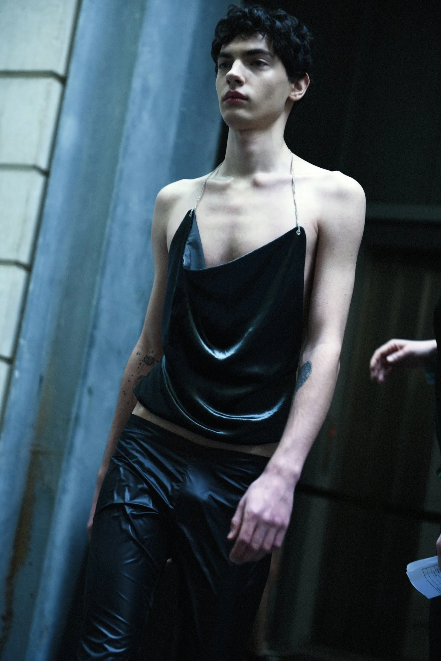 Ludovic de Saint Sernin AW19 Key makeupartist Karin Westerlund Dazeddigital.com