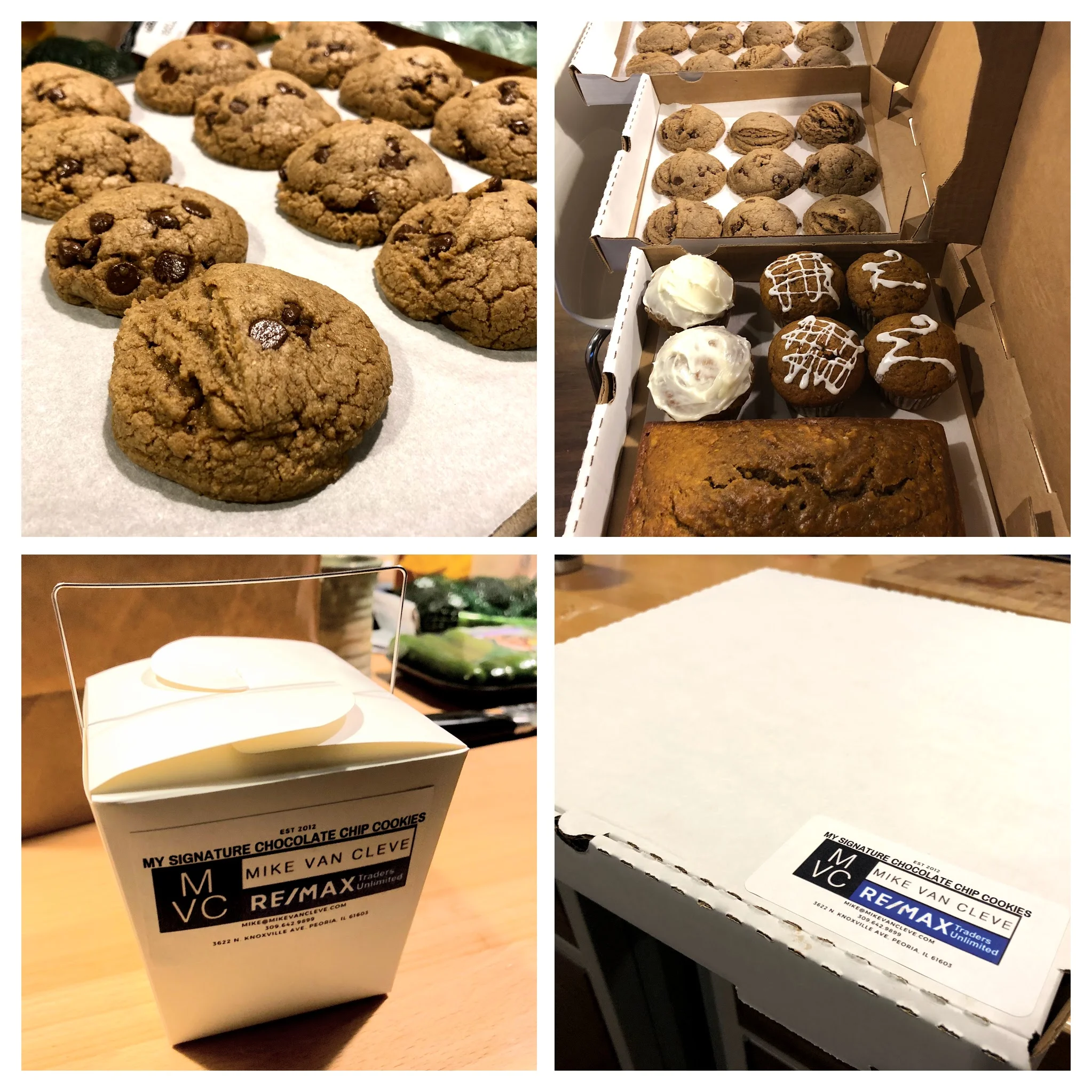 Mike is an avid baker and makes his Signature Chocolate Chip Cookies for clients, friends, and family.