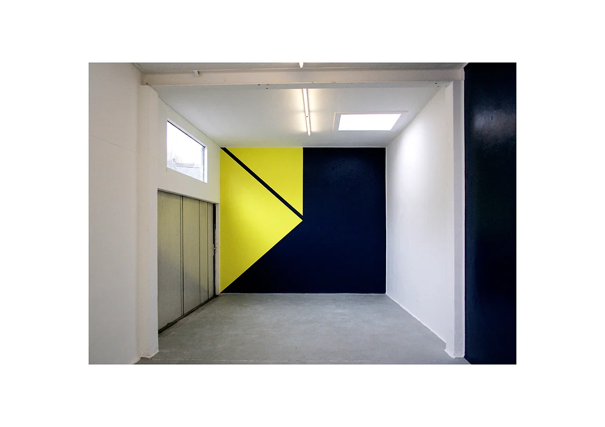 Sturz I, 2007 Wandmalerei 325 x 375 cm