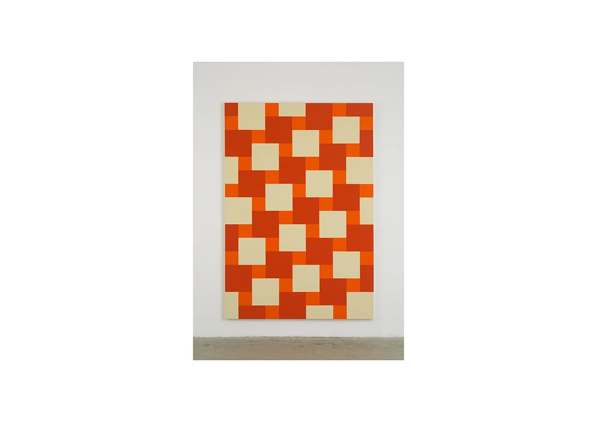 Broken Rules (Foot), 2006 Acrylfarbe auf Baumwollstoff 240 x 165 cm