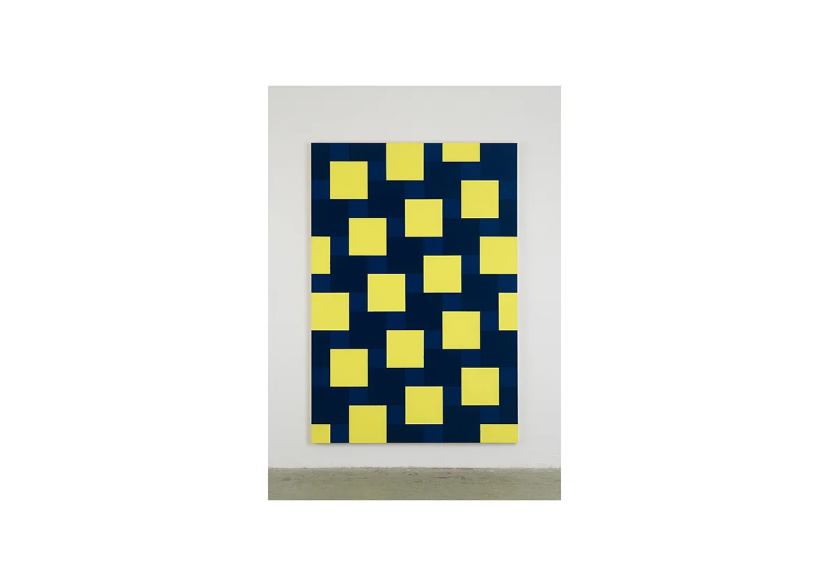 Broken Rules (Arm), 2006 Acrylfarbe auf Baumwollstoff 240 x 165 cm