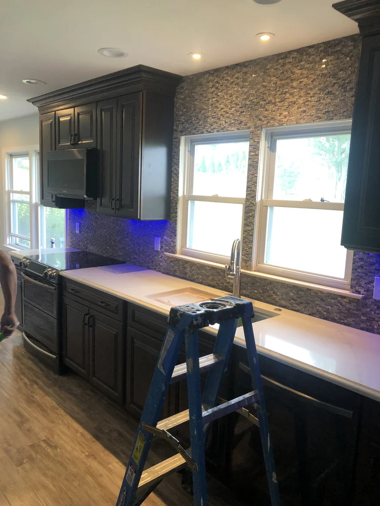 Espresso Cherry Kitchen with Coffee Bar in North Wales, PA, after