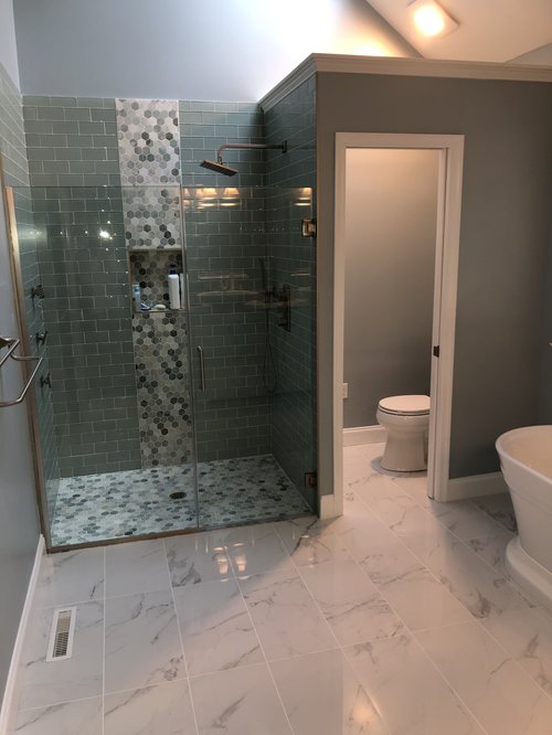 Primary Bath with Rain Shower in North Wales, PA, photo 11