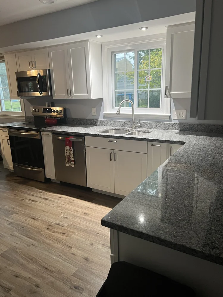 Open-Concept Shaker Kitchen in Pennsburg, PA, after
