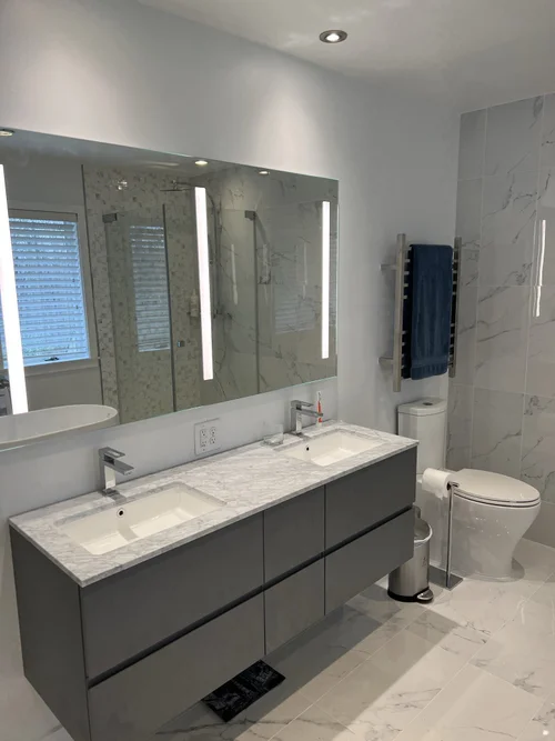 Carrara Marble Primary Bath in Blue Bell, PA, photo 2