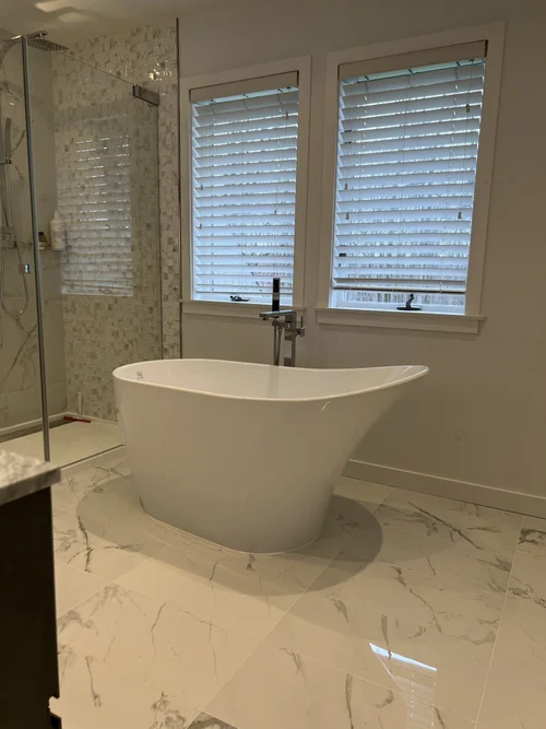 Carrara Marble Primary Bath in Blue Bell, PA, photo 3