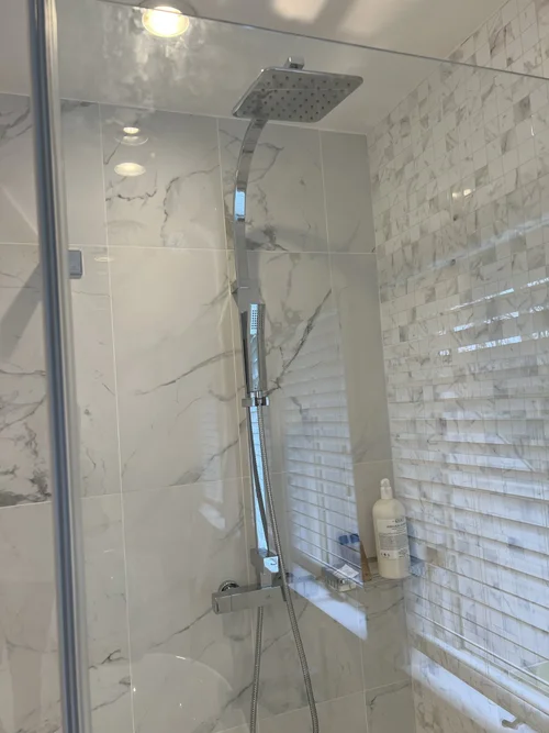 Carrara Marble Primary Bath in Blue Bell, PA, photo 5