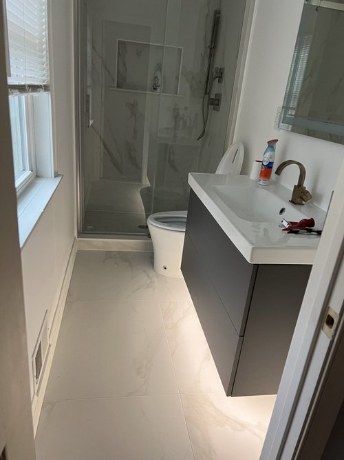Modern Bath with Touchless Toilet in Horsham, PA, photo 2