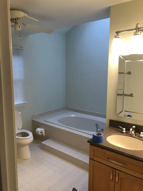 Curbless Shower & Freestanding Tub in North Wales, PA, photo 1