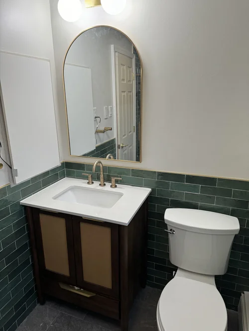 Hall Bath with Cast Iron Tub in Hatfield, PA, photo 8