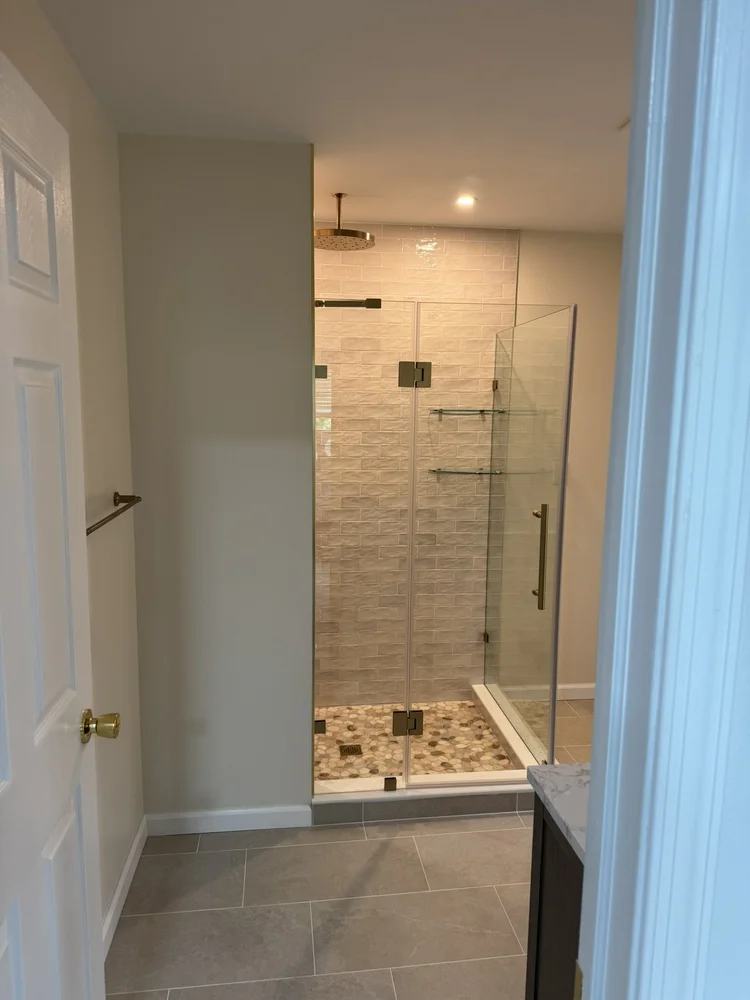 Hallway Bath Turned Primary Bathroom in Blue Bell, PA, photo 3