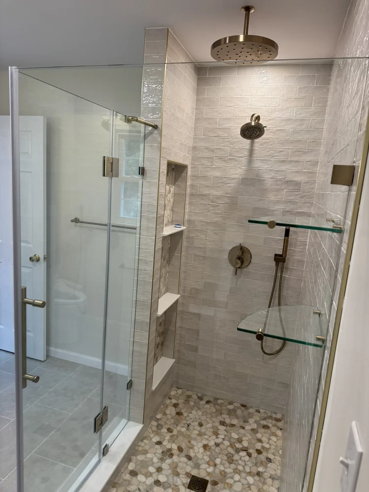 Hallway Bath Turned Primary Bathroom in Blue Bell, PA, photo 7