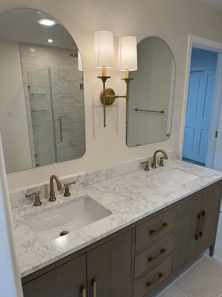 Hallway Bath Turned Primary Bathroom in Blue Bell, PA, photo 11
