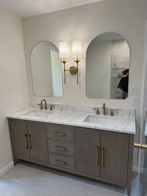 Hallway Bath Turned Primary Bathroom in Blue Bell, PA, photo 12