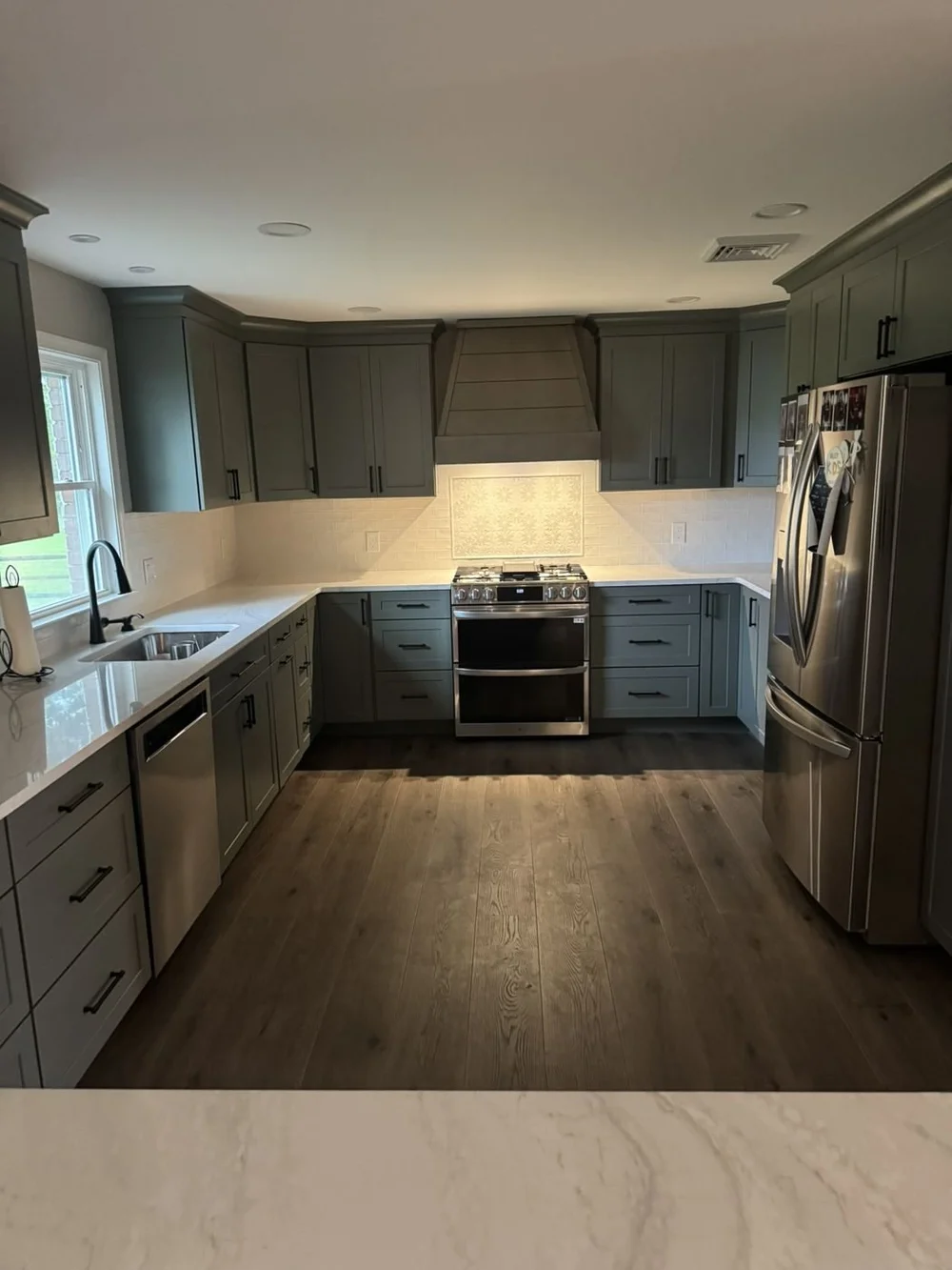 Kitchen after remodel in Gilbertsville, PA