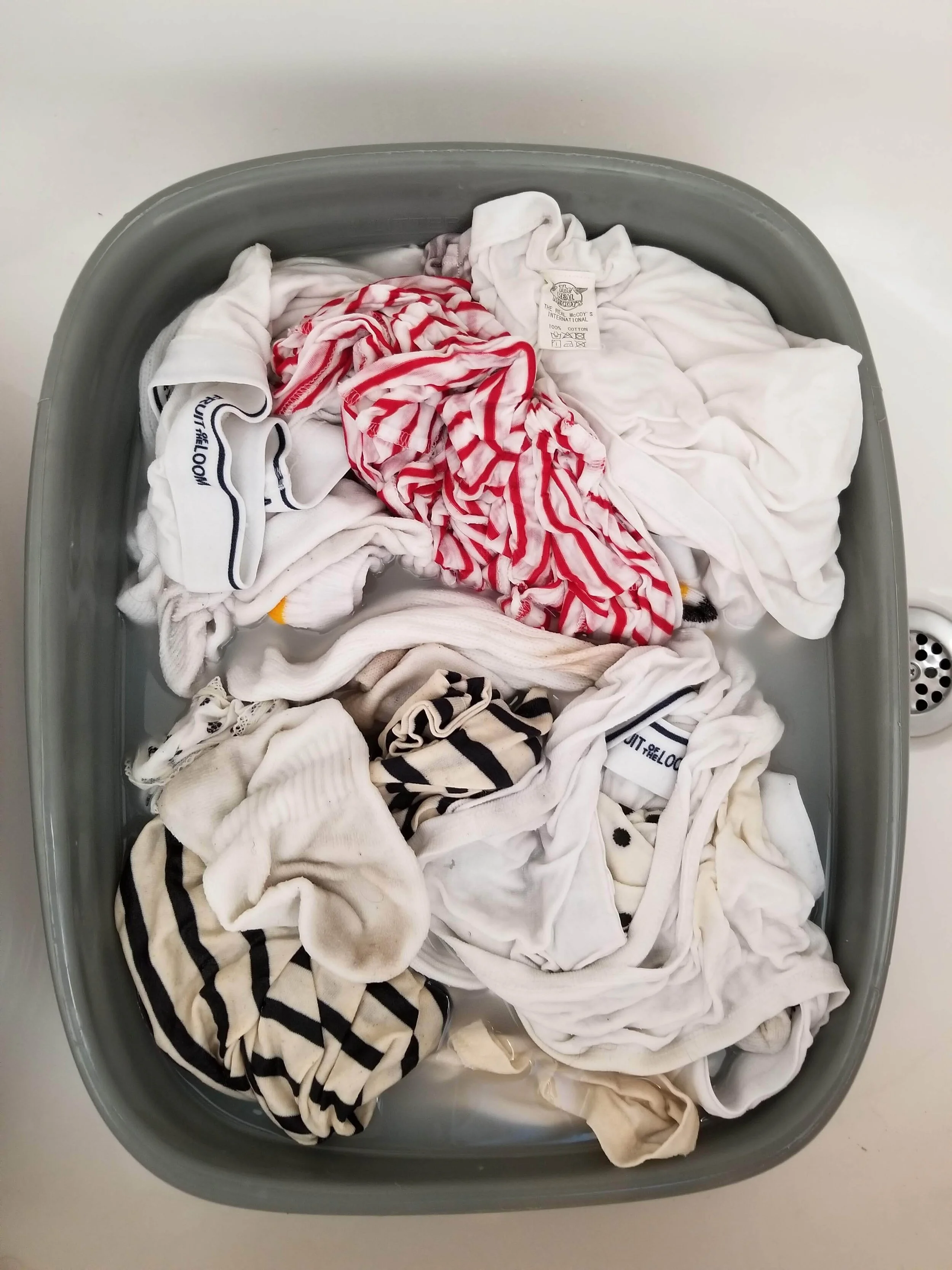 Most of the Laundromats nearby have closed and so I do the laundry by hand every week or two.