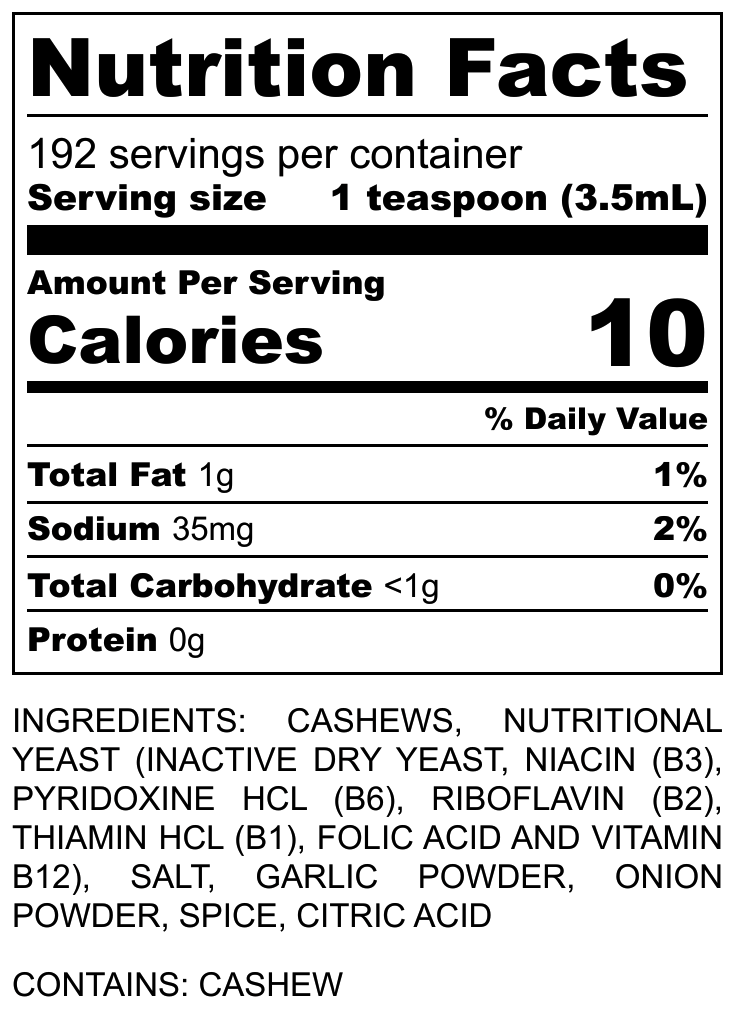 Parmesan Style Cheese Alternative — Gaffney Foods