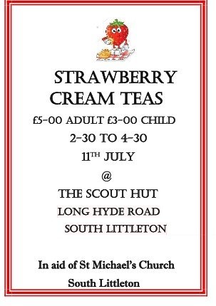 Strawberry Cream Teas in aid of St. Michael's church