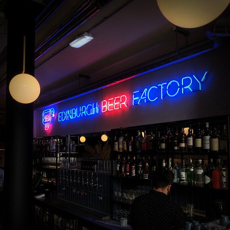 Interior Neon Signage and Lighting 