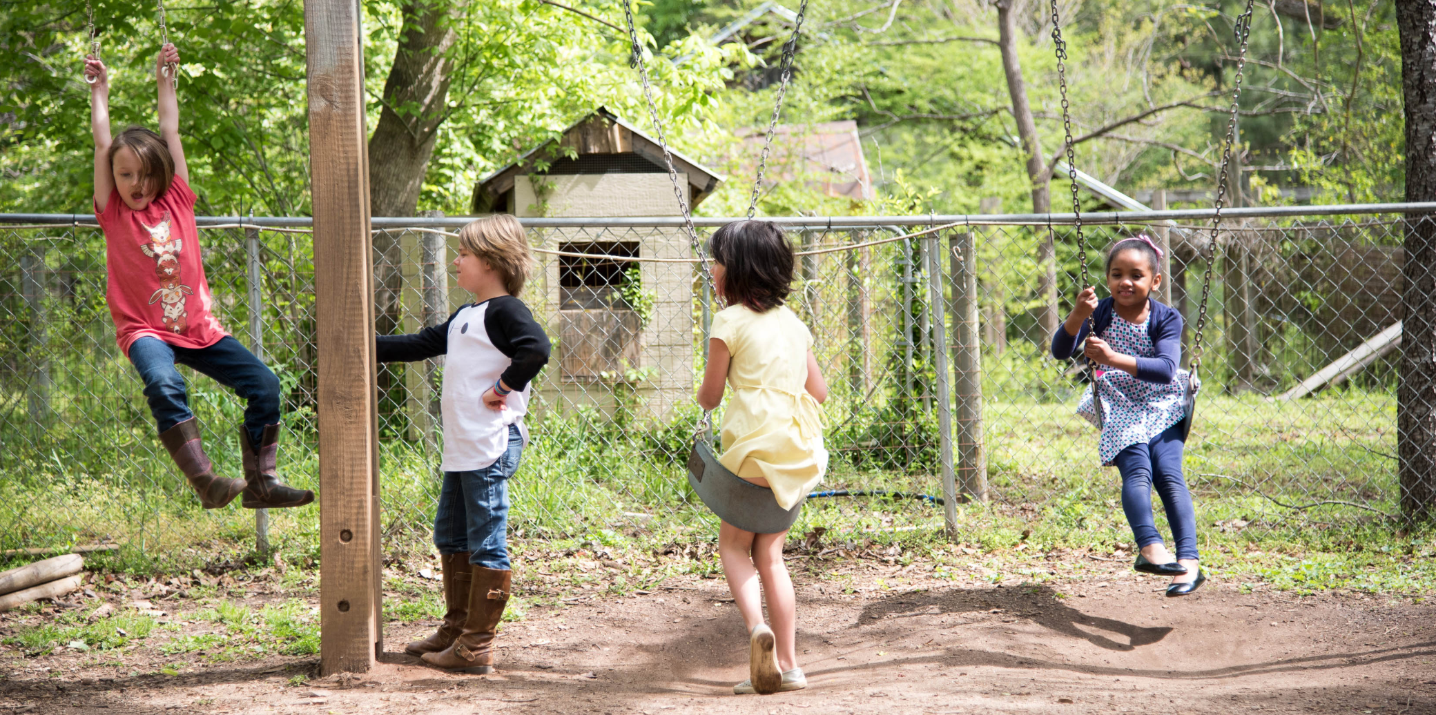 “Let the children be free; encourage them; let them run outside when it is raining let them remove their shoes when they find a puddle of water.”