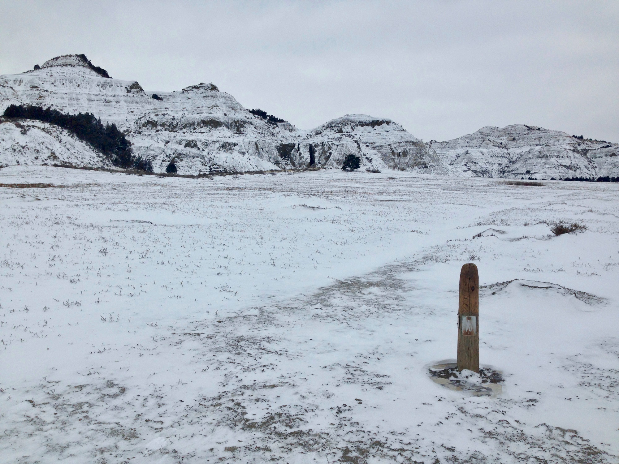  Wintery day at Theodore Roosevelt National Park, November 2018 