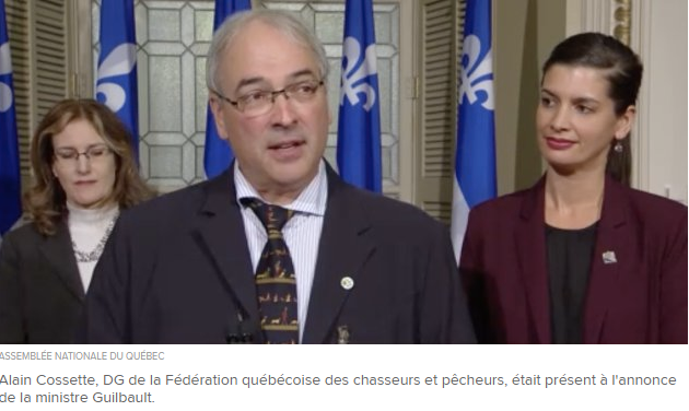 Armes à feu: «Enregistrez-vous», plaide la Fédération québécoise des chasseurs et pêcheurs