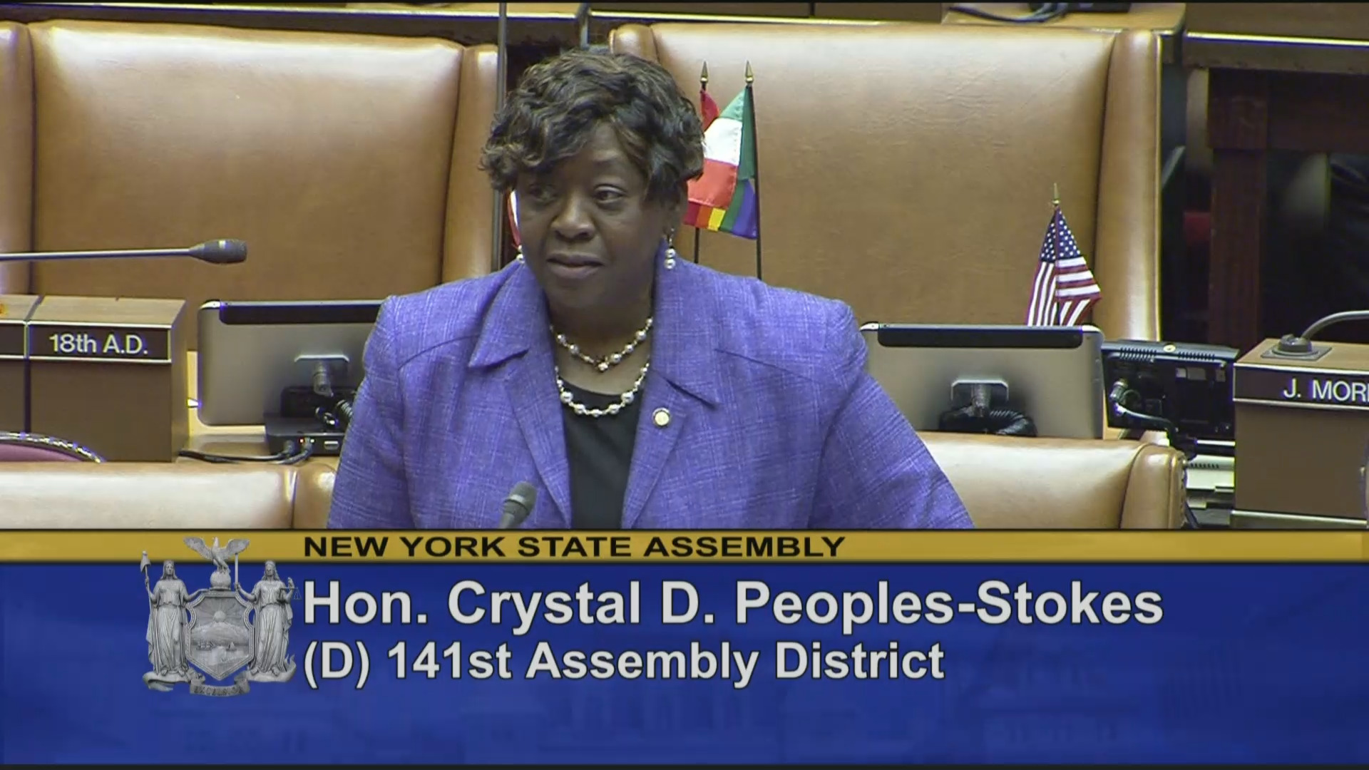 CAUCUS MEMBER PEOPLES-STOKES ASCENDS TO ASSEMBLY MAJORITY LEADER POST