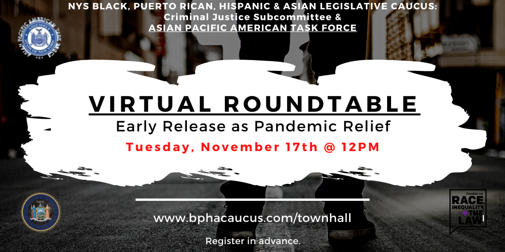Statement from the Black, Puerto Rican, Hispanic, &amp; Asian Legislative Caucus on the COVID-19 Risk in New York Prisons