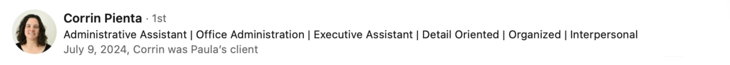 Job search bootcamp client explaining their experience