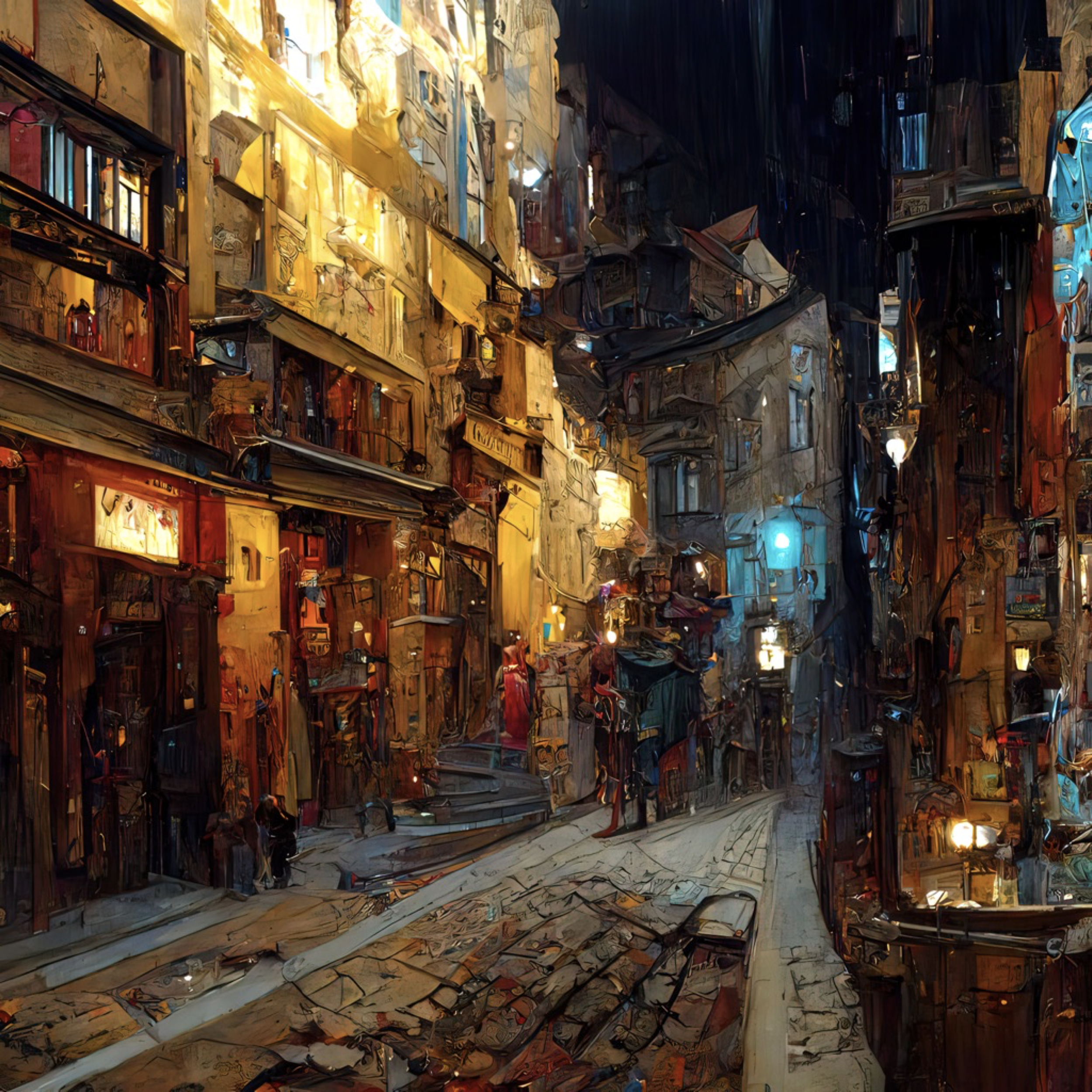3c2cf7e6-1dcf-48c8-bc3f-a4384231ea58 - City street in old europe artstation, hyperdetailed, beautiful lighting, artstation by Moebius, Mike Mignolia, cory loftis, craig mullins, rutkowski, Klimt, realistic.png