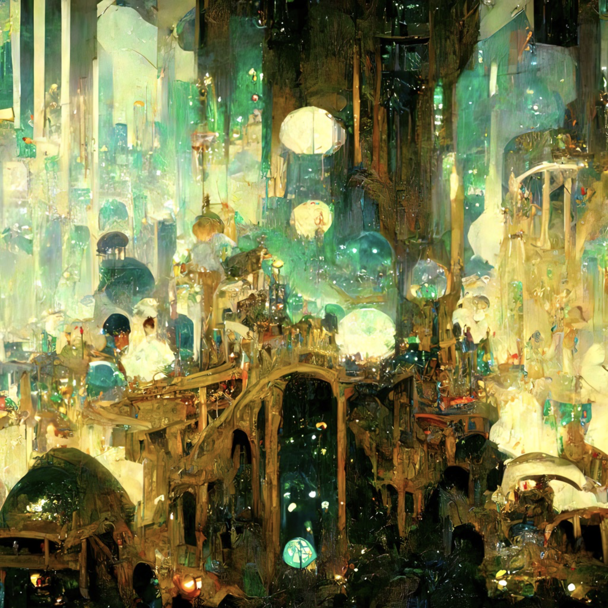 177558ac-372e-45ee-8869-00048c579aff - highly complex intricate image a utopian city, glowing circuit board architecture,multi levels, giant dark glowing orbs of light ,stunning atmosphere by Alphonso Mucha, krenz cushart, Ryota-H , Matthia.png
