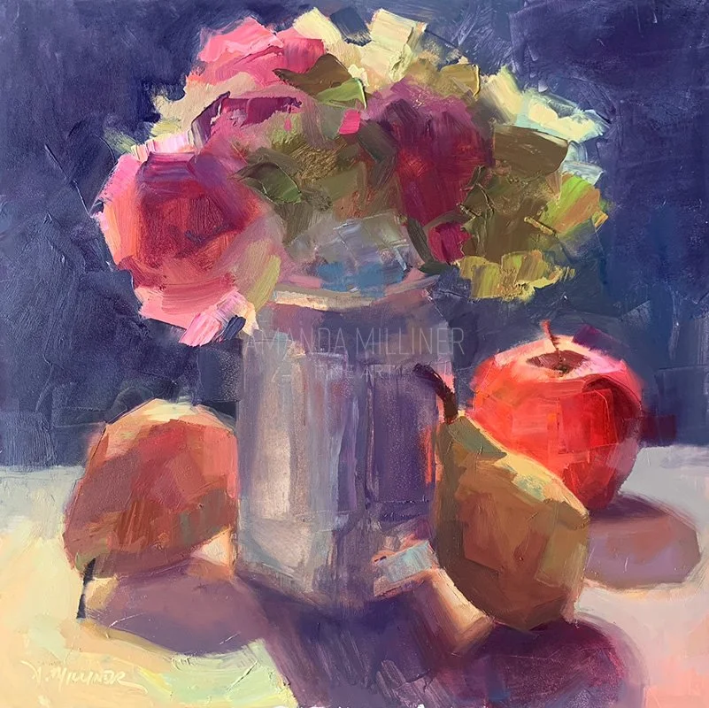 Gorgeous Glow, 12x12", oil , SOLD
