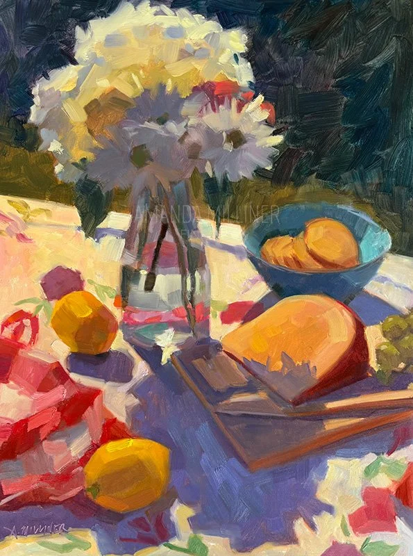 Life is gouda, 12x16", oil