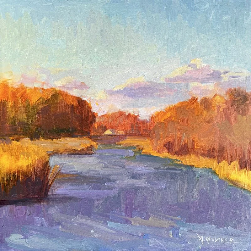Golden Afternoon, 12x12", oil