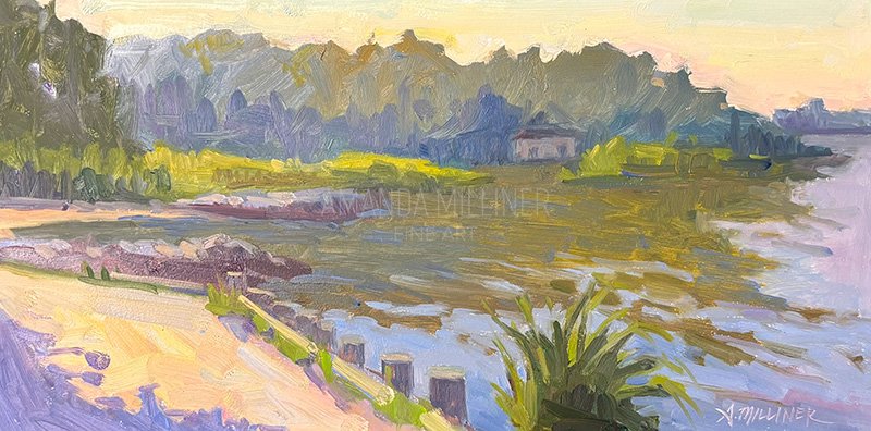 Dog Beach, oil, 2026