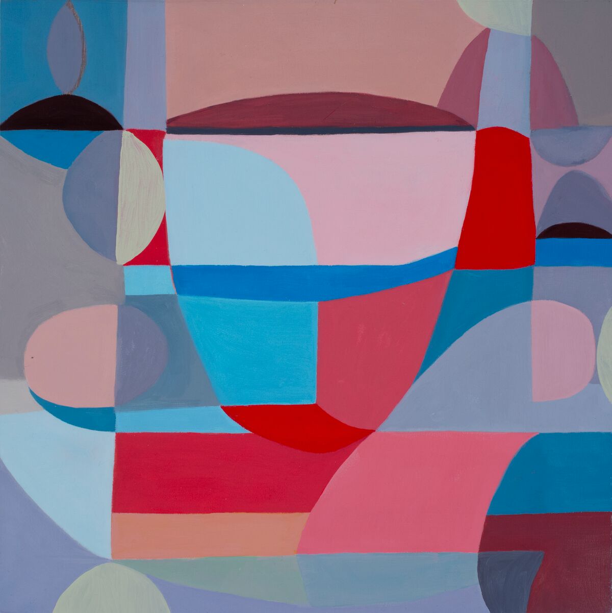 Firmament, 2015, oil on panel, 12” x 12”