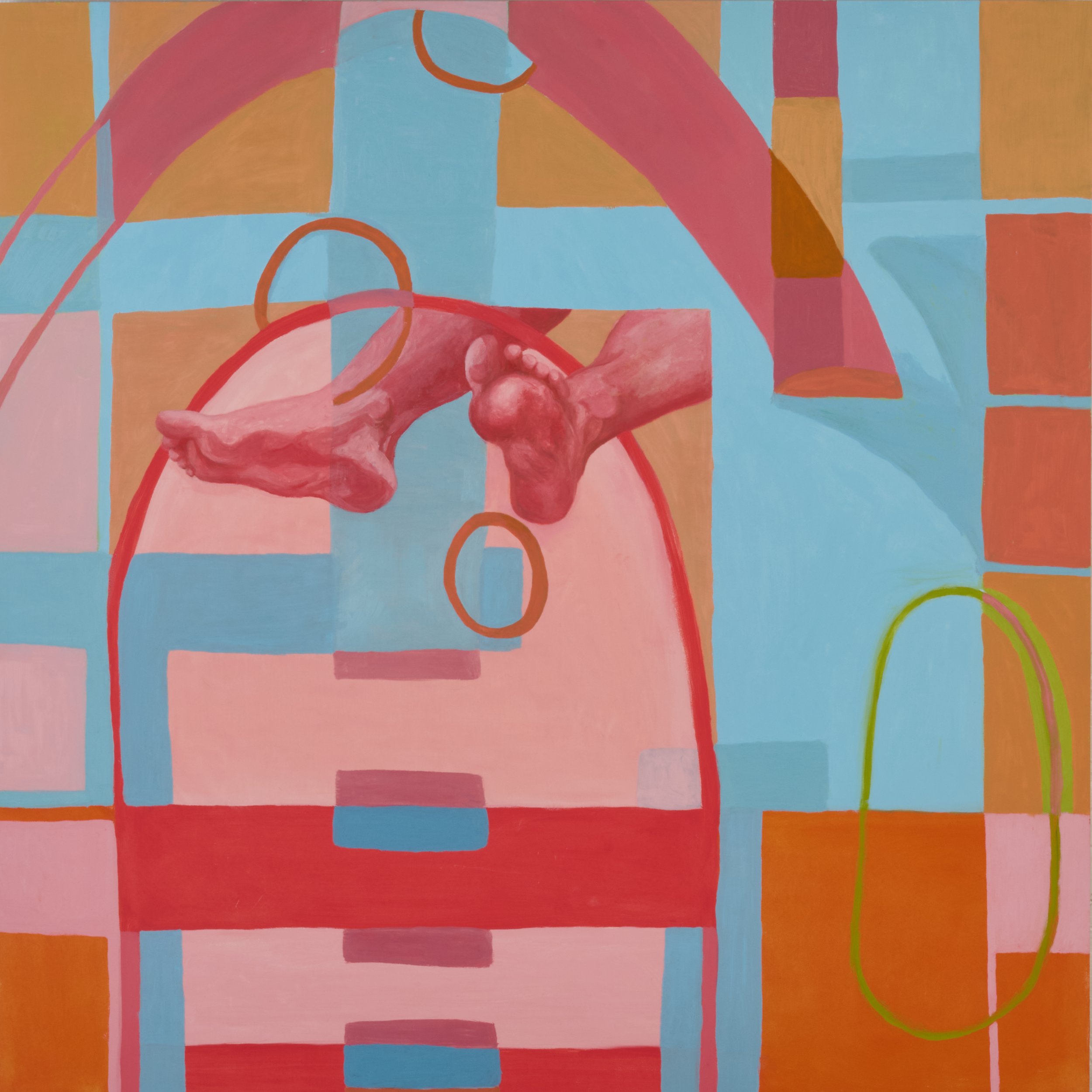 Archway, oil on panel, 24” x 24”, 2024