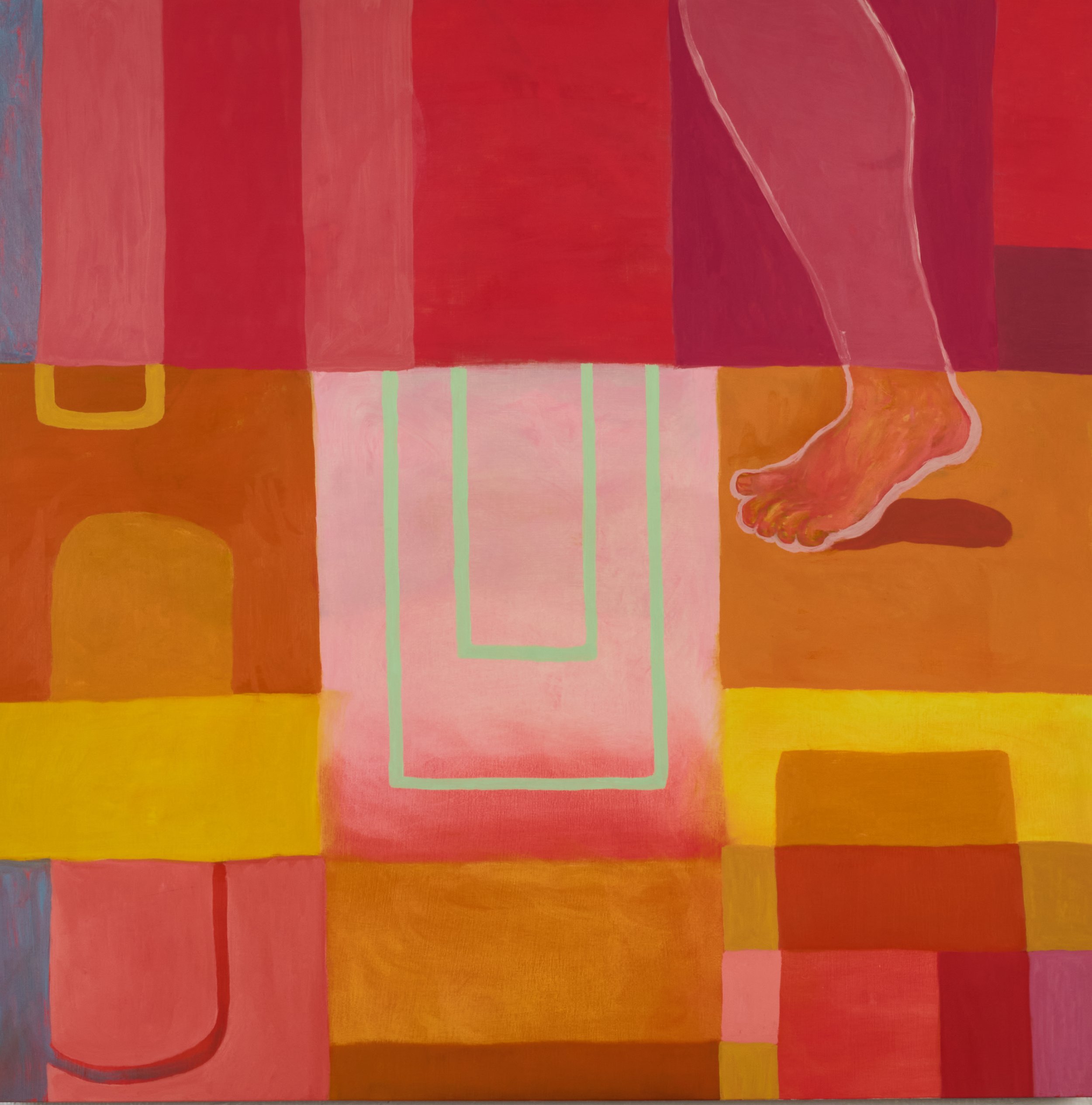 Passage, oil on panel, 24” x 24”, 2024