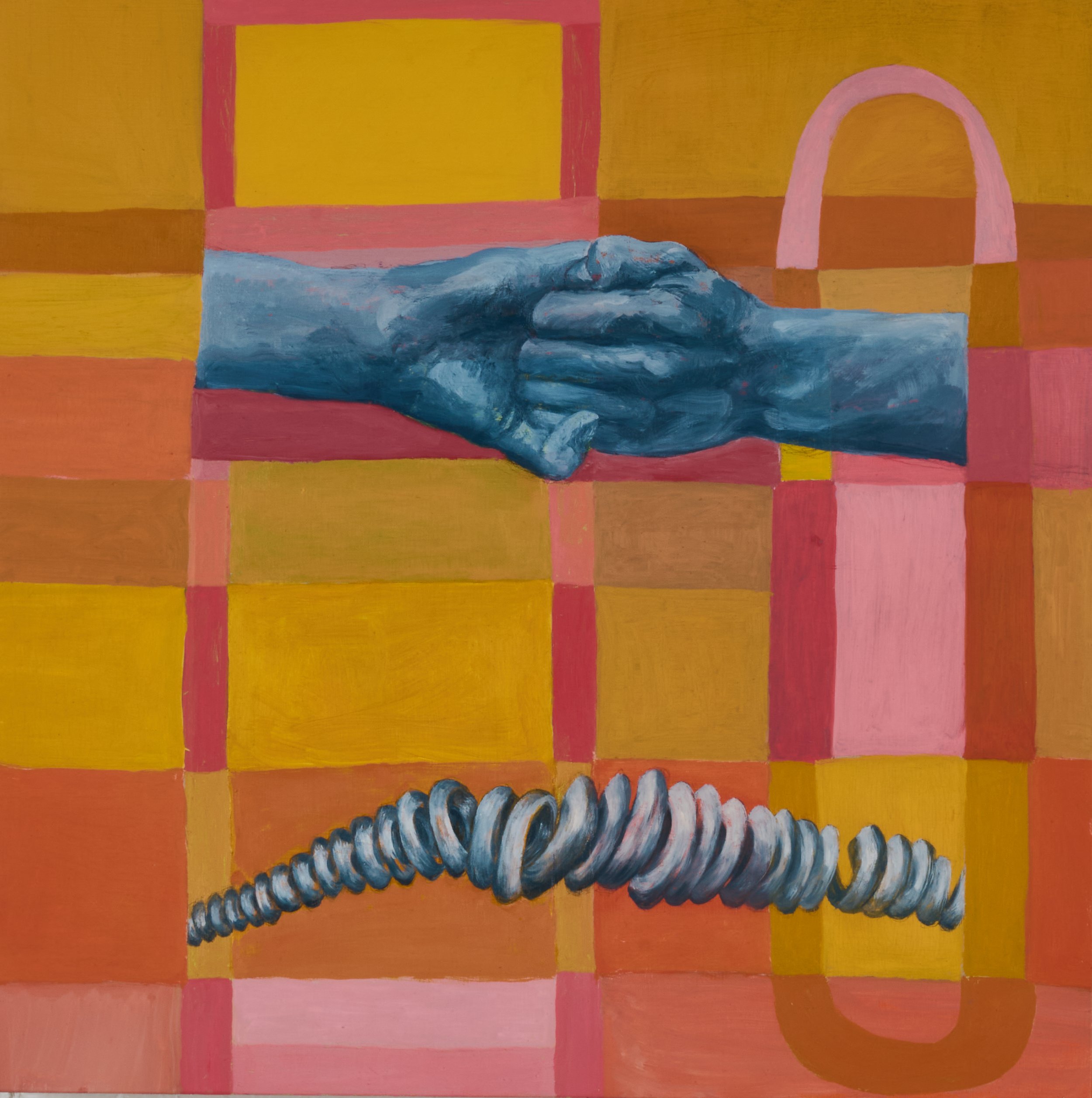 Remover of Obstacles III, oil on panel, 12” x 12”, 2024