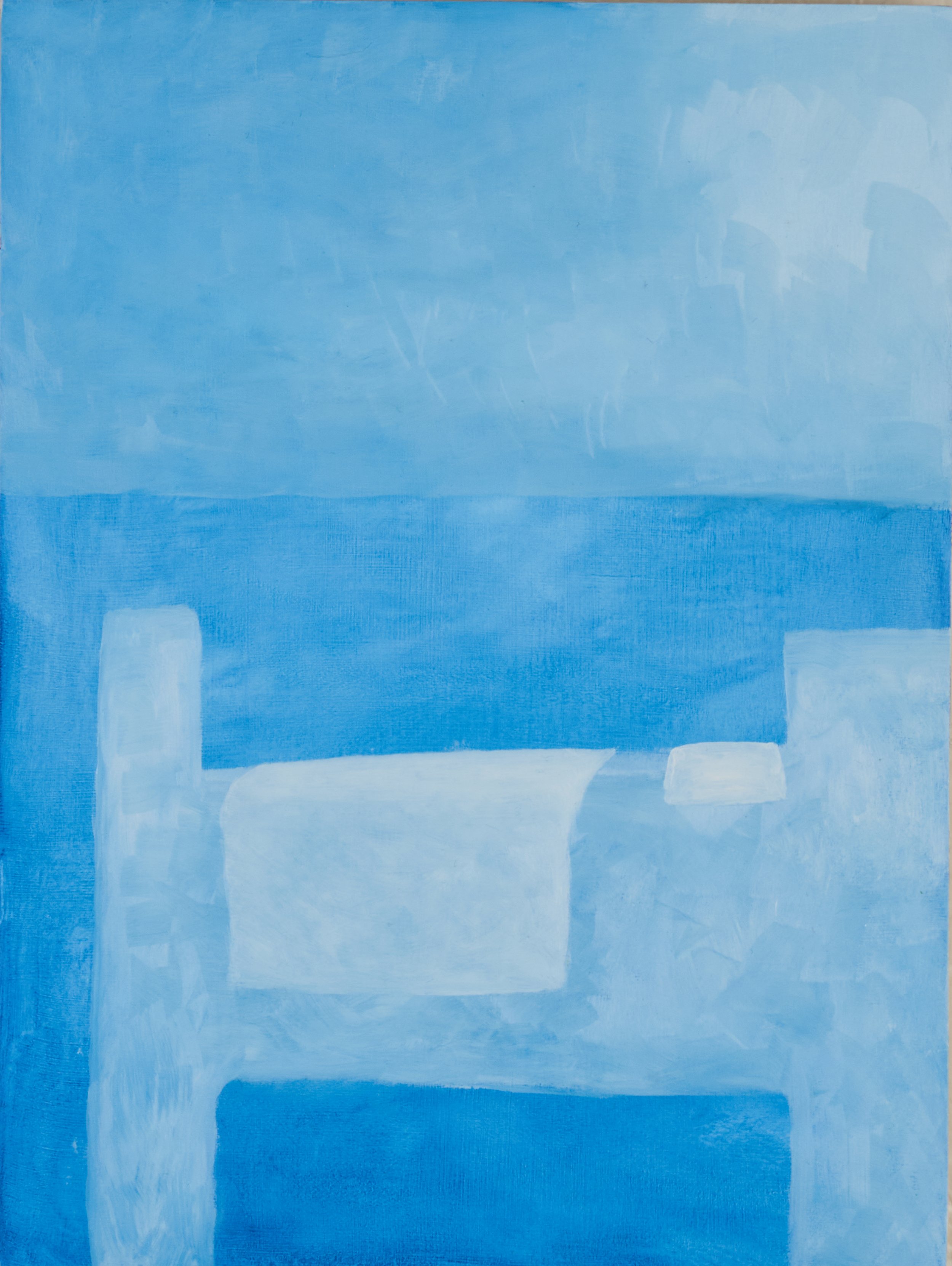 My Bonnie Lies Over the Ocean, oil on panel, 12” x 9”, 2024