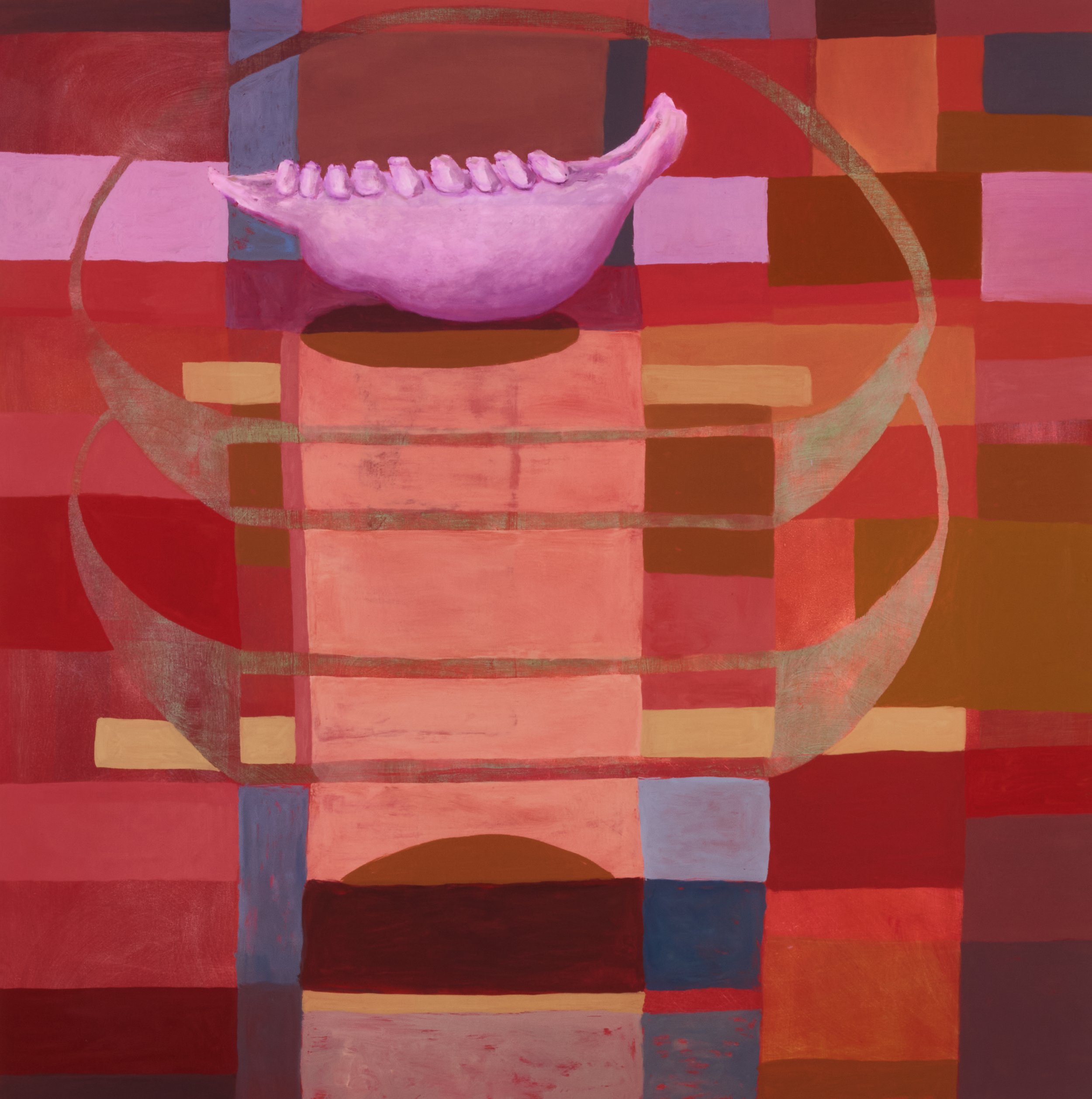 Vessel, oil on panel, 24” x 24”, 2024