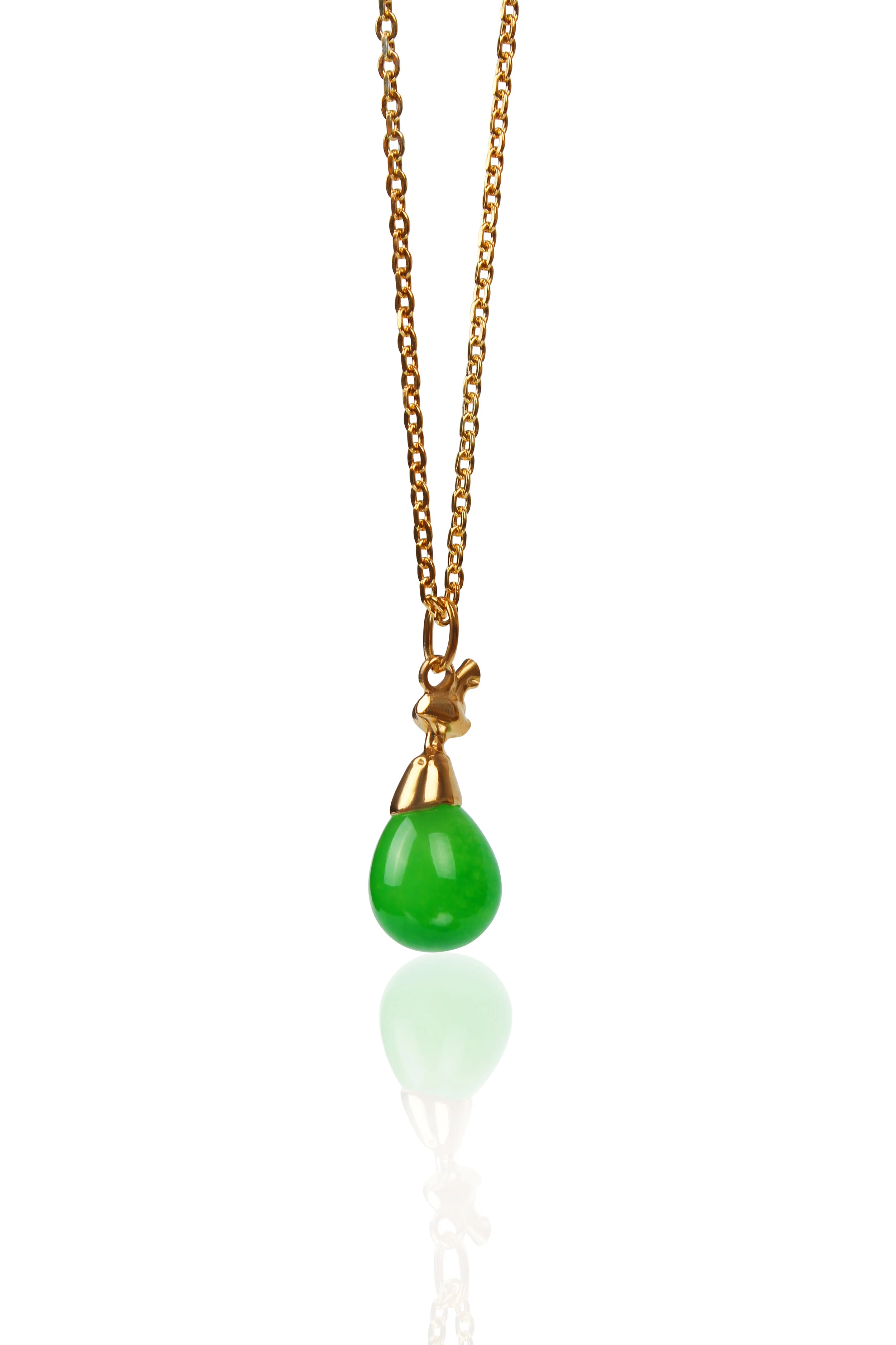 Madikeri pendant with Jade 