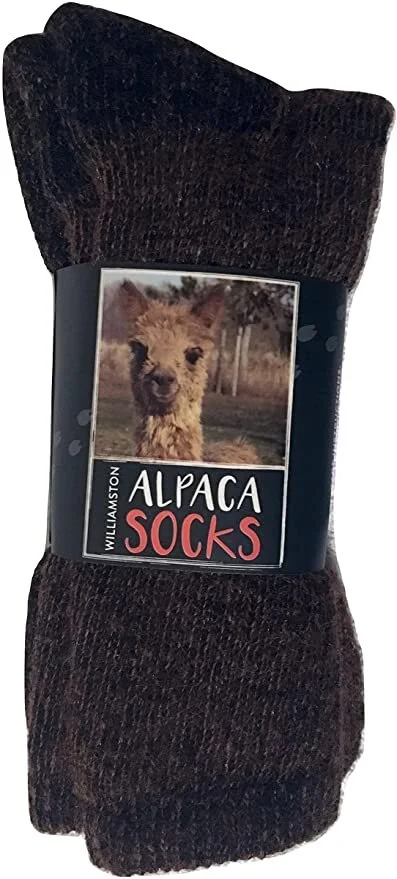Alpaca Socks from Williamston Apaca“I like these because they keep your feet warm but you don’t sweat. I don’t know how but it’s great.”