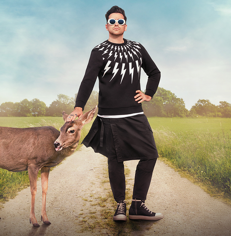 It is hard to find a photo where David isn’t wearing Converse // Photo via PopTV