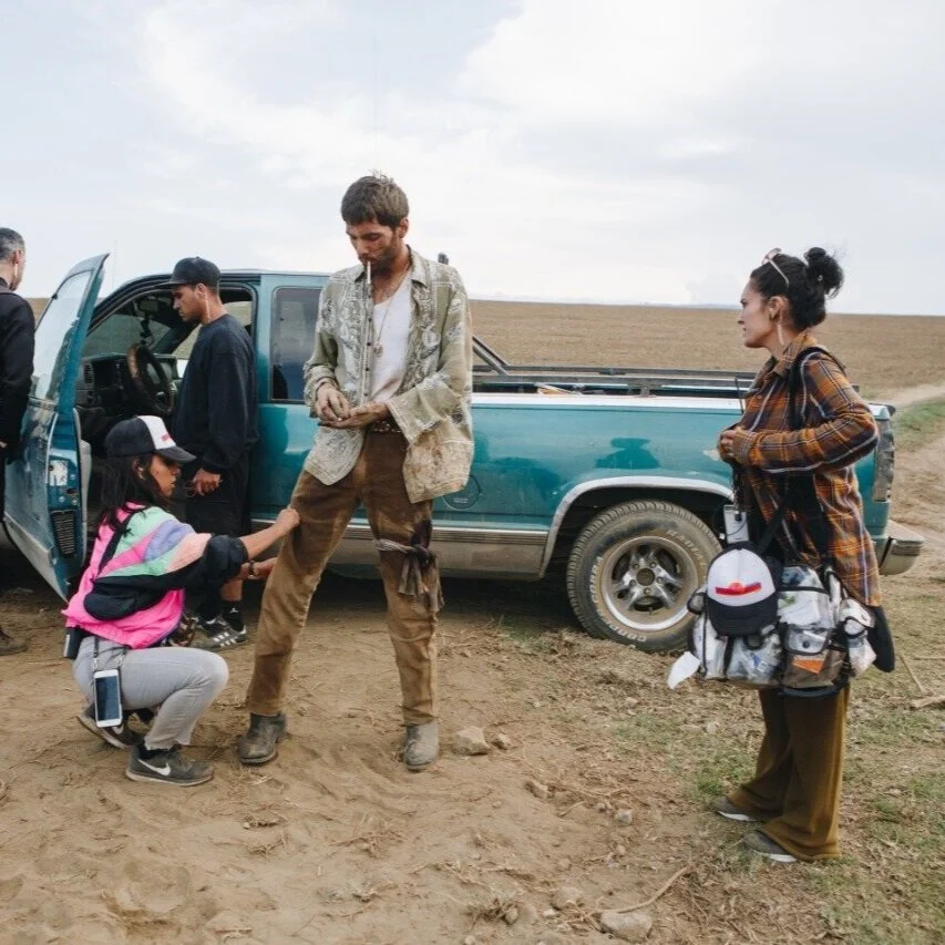 BTS with Set Costumer Karen Macias Lopez