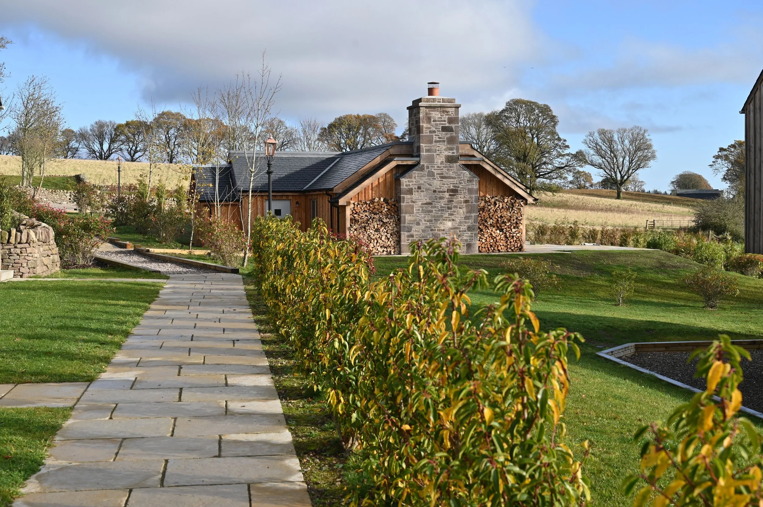 View of the Cottages