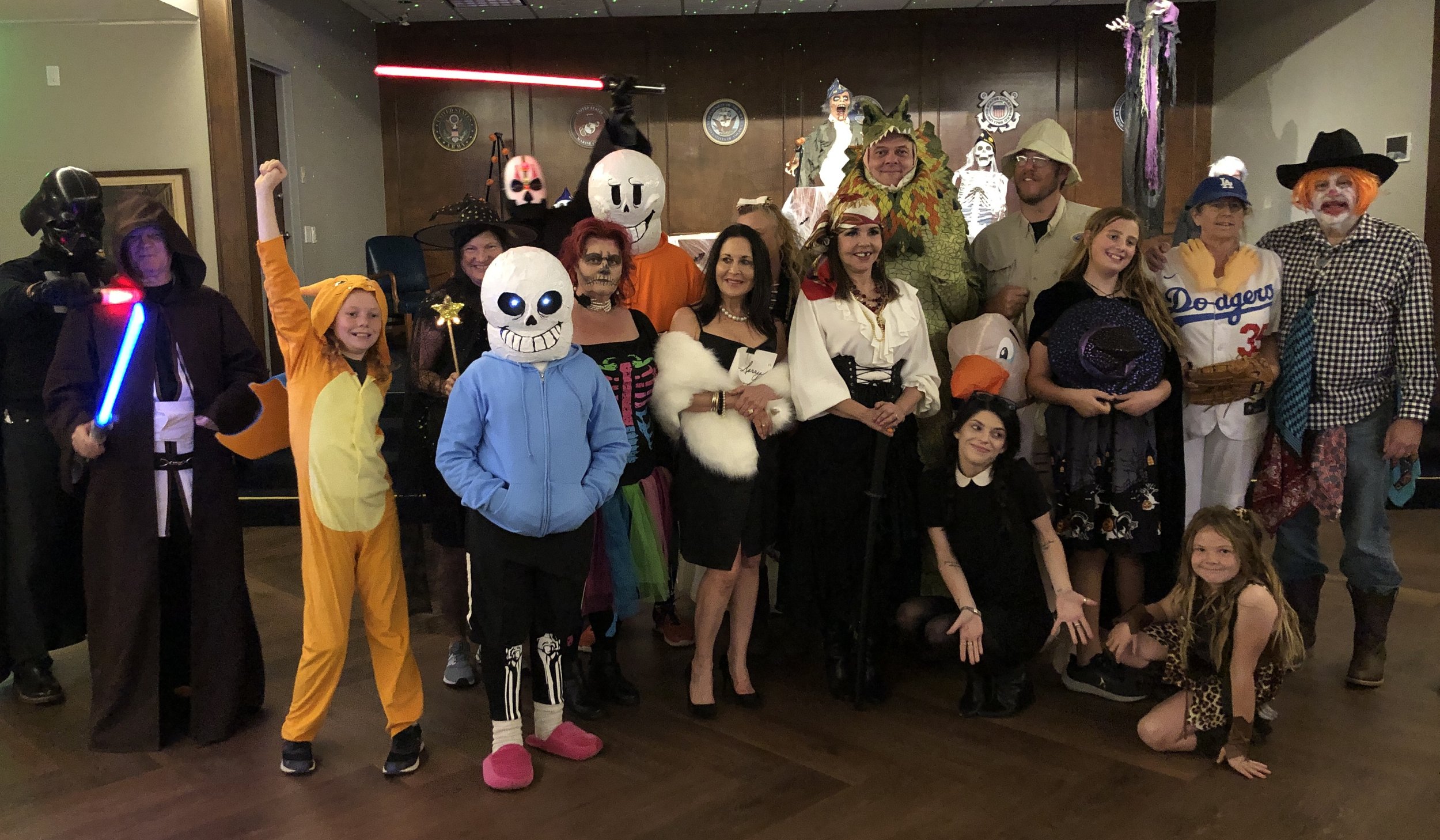 Costumed Characters Converge at Halloween Oasis